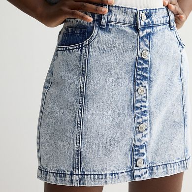 Girls 7-16 Limited Too Jean Skirt
