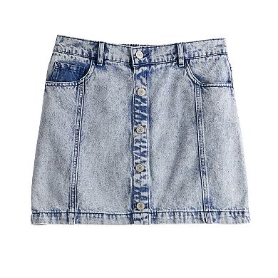 Girls 7-16 Limited Too Jean Skirt