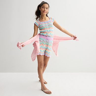 Girls 7-16 Limited Too Crochet Shorts