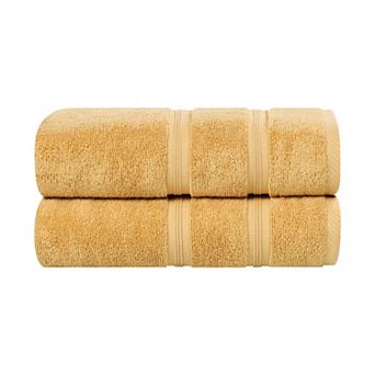 SUPERIOR 2 pc Smart Dry Zero Twist Cotton Bath Sheet Set