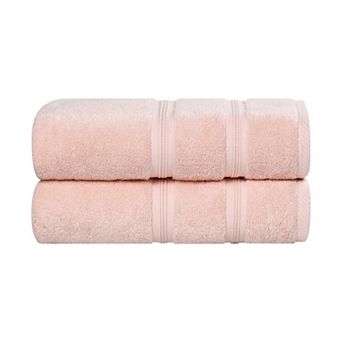 SUPERIOR 2 pc Smart Dry Zero Twist Cotton Bath Sheet Set