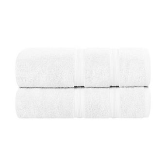 SUPERIOR 2 pc Smart Dry Zero Twist Cotton Bath Sheet Set