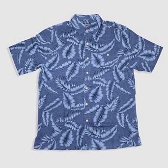 Men's Newport Blue Short Sleeve Button Down Shirt