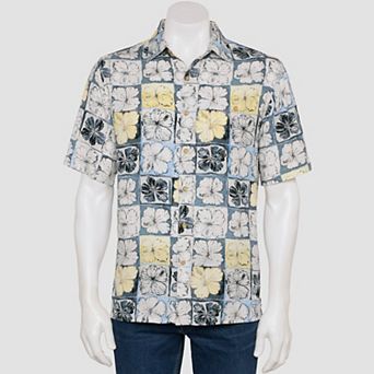 Men's Newport Blue Short Sleeve Button Down Shirt