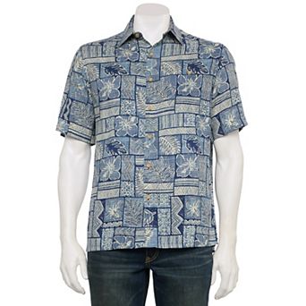 Men's Newport Blue Short Sleeve Button Down Shirt