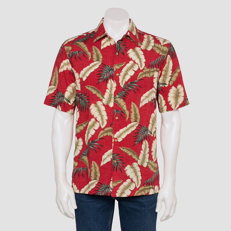 Men's Newport Blue Short Sleeve Button Down Shirt, 