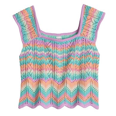 Girls 7-16 Limited Too Crochet Tank Top