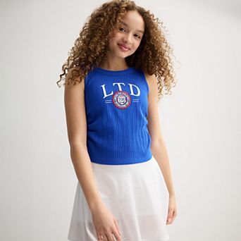 Girls 7-16 Limited Too Americana Side Cinch Tank Top