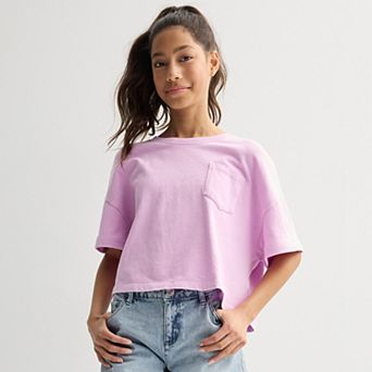 Girls 7-16 Limited Too Pocket Graphic Tee