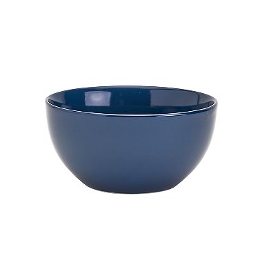 Tabletops Gallery 12-piece Porcelain Isabella Blue Round Dinnerware Set