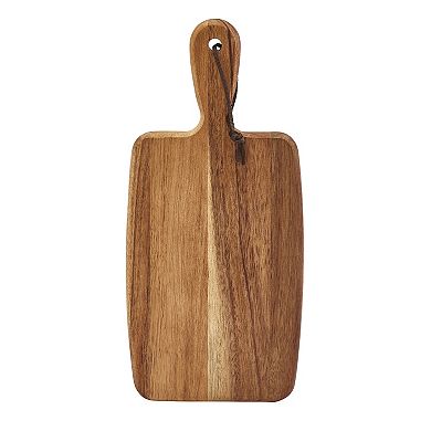Tabletops Gallery Acacia Wood 3-piece Rectangular Serving Board Set & Cheese Knives