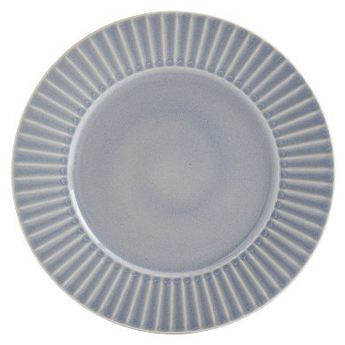 Tabletops Gallery 12-piece Stoneware Embossed Dinnerware Set