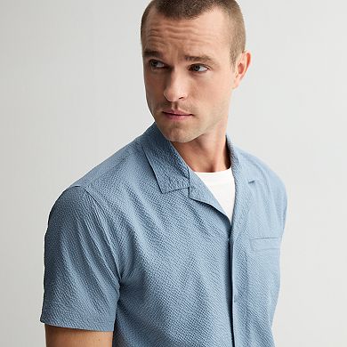 Men's FLX Textured Camp Collar Shirt