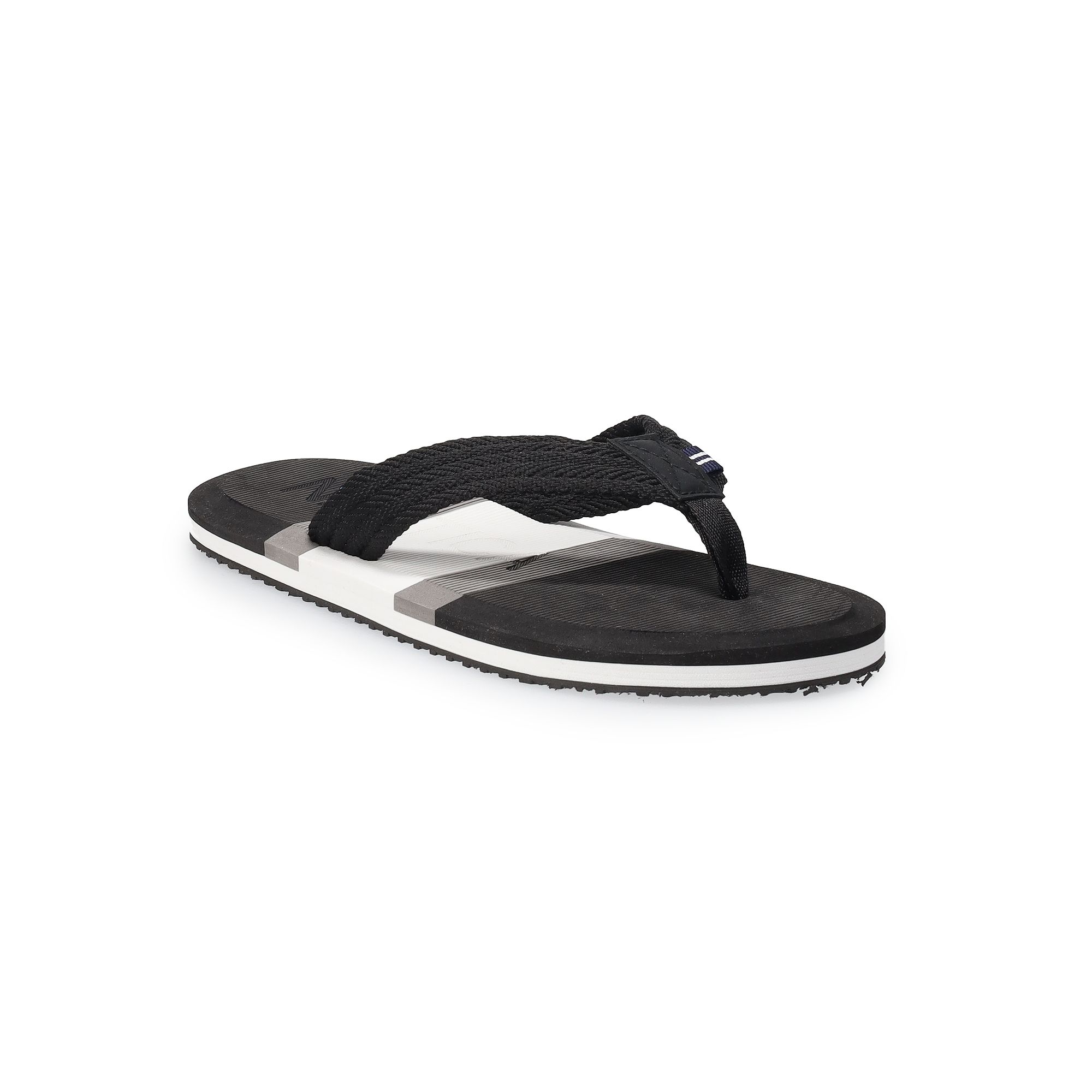 Nautica Mens Eccen Flip Flops, Size: 7, Black