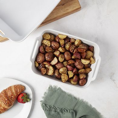 Denmark Tools For Cooks 2-Piece Rectangular Stoneware Baking Dish Set