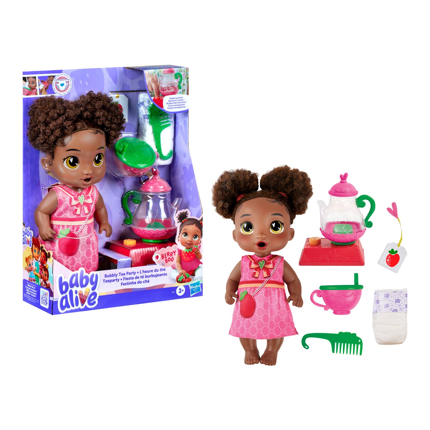 Детские куклы Baby Alive Bubbly Tea Party Berry Boo — фото 3