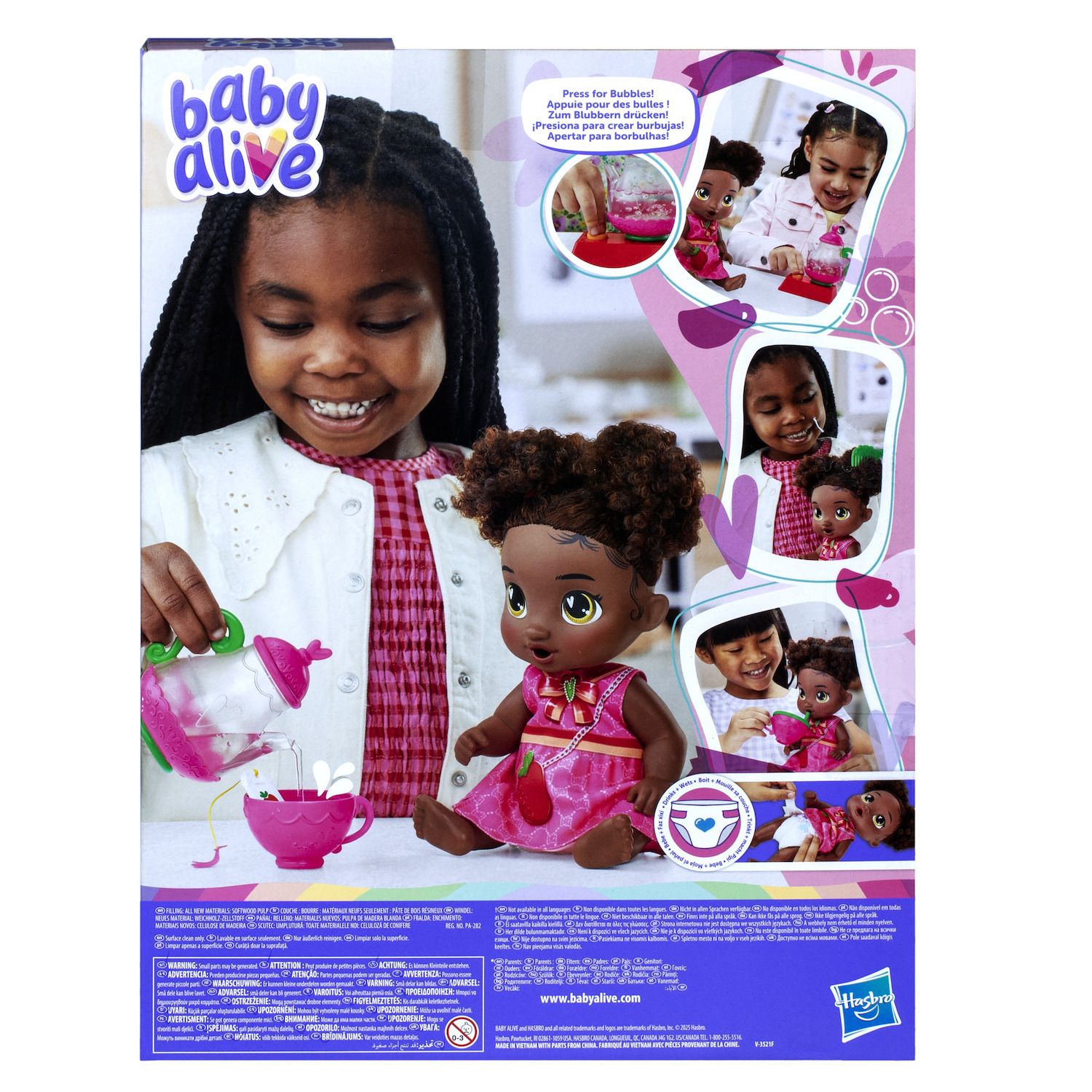 Детские куклы Baby Alive Bubbly Tea Party Berry Boo — фото 4