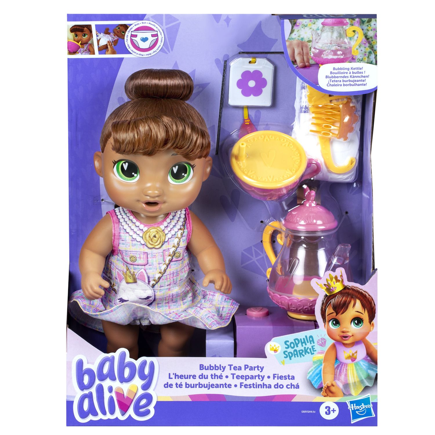 Детские куклы Baby Alive Bubbly Tea Party Sophia Sparkle — фото 2