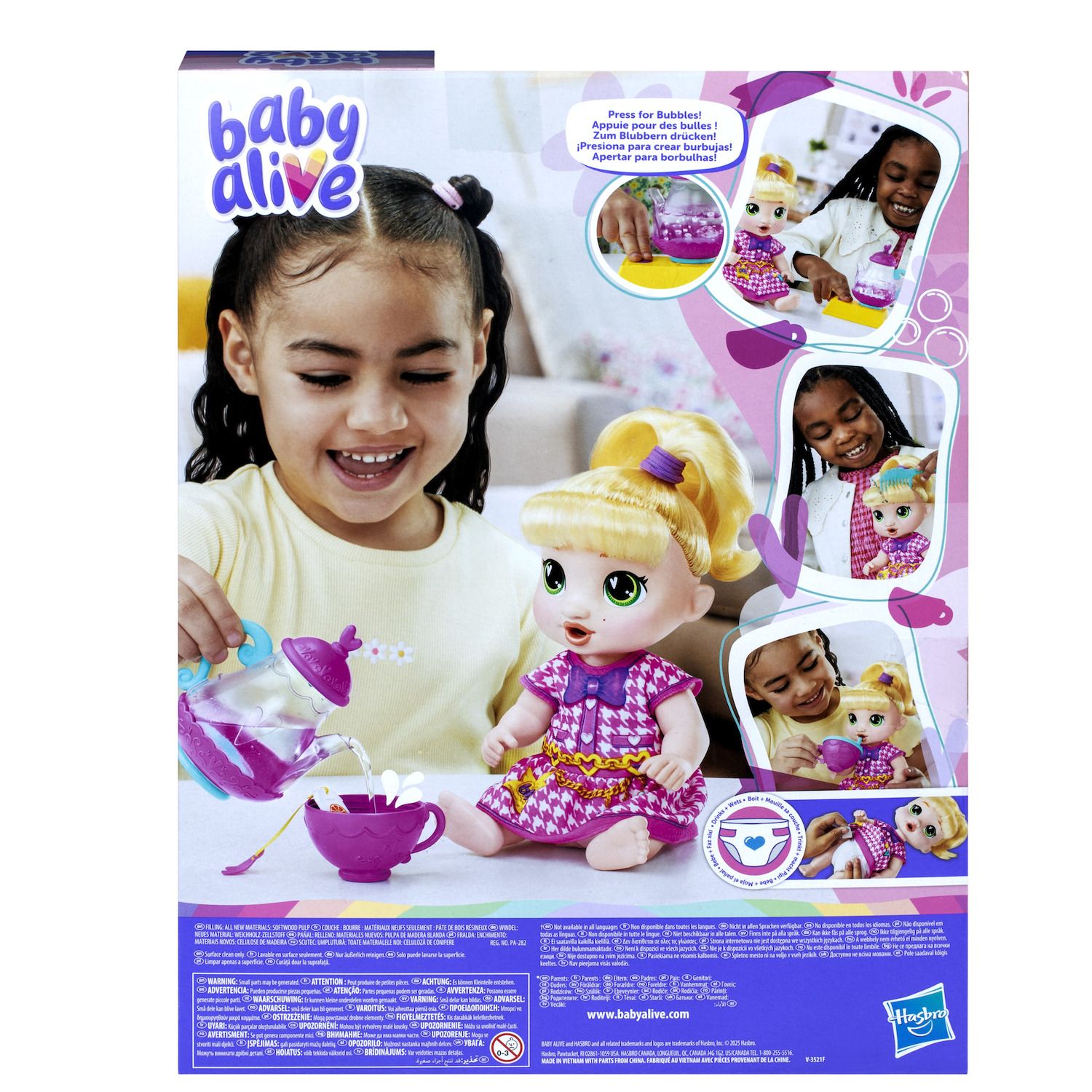 Детские куклы Baby Alive Bubbly Tea Party LaLa GooGoo — фото 4