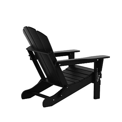 Westintrends 4-piece Classic Adirondack Chair With Ottoman Set