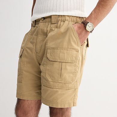 Men's Croft & Barrow® 7.5-in. Side Elastic Cargo Shorts