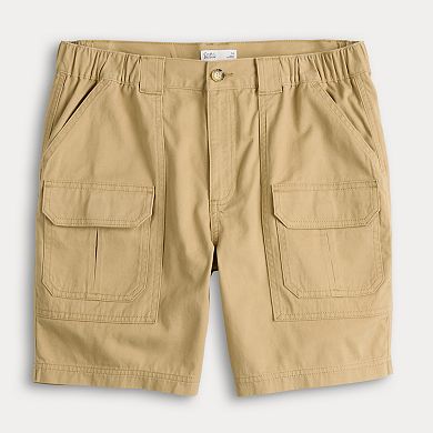 Men's Croft & Barrow® 7.5-in. Side Elastic Cargo Shorts