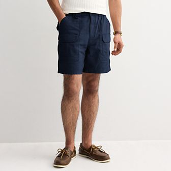 Men's Croft & Barrow® 7.5 in Side Elastic Cargo Shorts