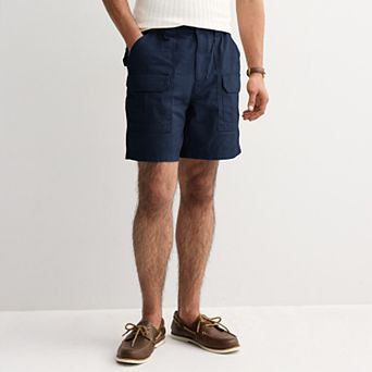 Men's Croft & Barrow® 7.5 in Side Elastic Cargo Shorts