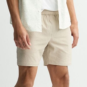 Men's FLX 7-Inch Textured Elastic Waist Shorts