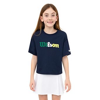 Girls Wilson Logo Boxy Tee
