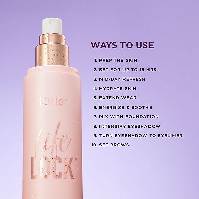 life lock hydrating waterproof setting spray