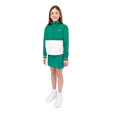 Girls 7-16 Wilson Woven Quarter-Zip Pullover Wind Jacket