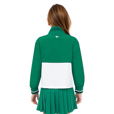 Girls 7-16 Wilson Woven Quarter-Zip Pullover Wind Jacket