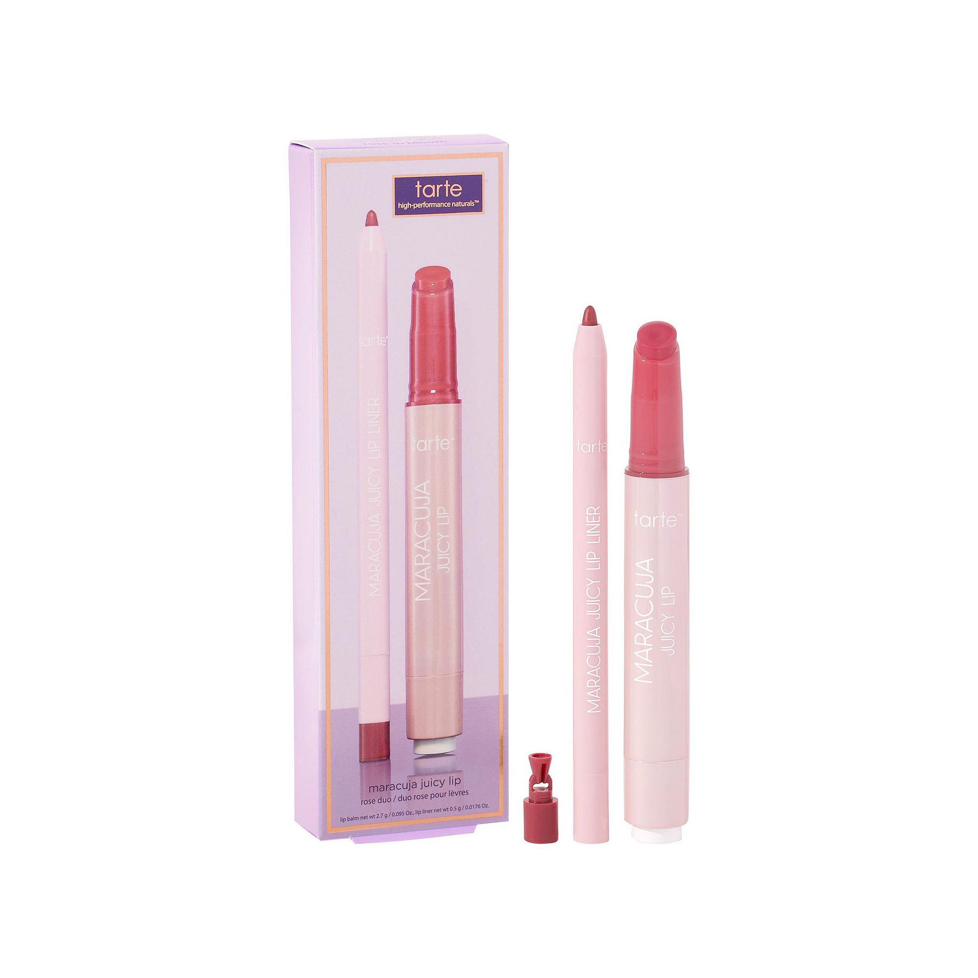 tarte maracuja juicy lip balm rose duo, Size: .11 Oz, Pink In Bloom