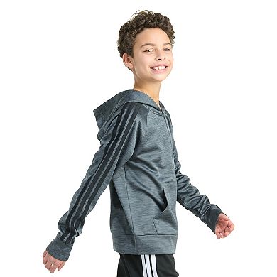 Boys 8-20 adidas Long Sleeve Full-Zip Training Essential 3-Stripe Jacket