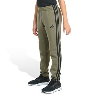 Boys 8-20 adidas Essential 3-Stripe Fleece Joggers