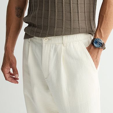 Men's Apt. 9® Textured Pleated Pants