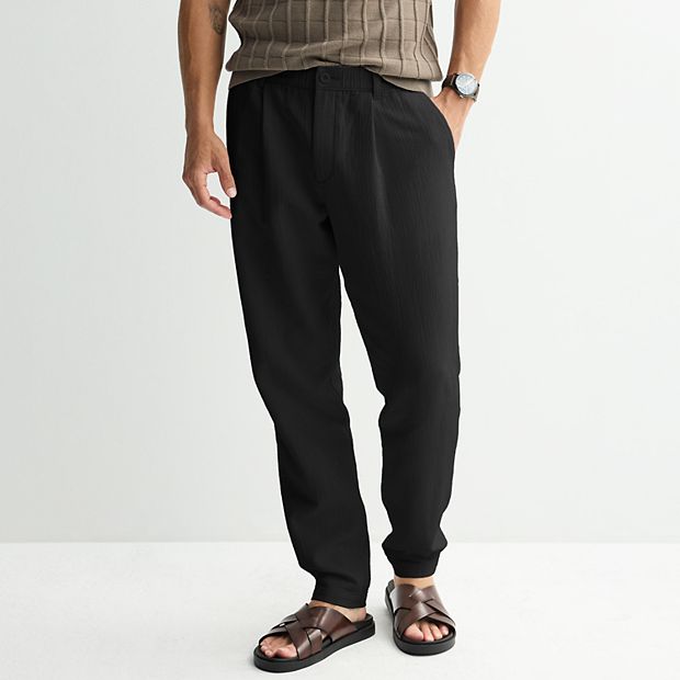 Men's Apt. 9® Textured Pleated Pants