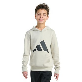 Boys 8-20 adidas Long Sleeve Essential Big Logo Graphic Pullover Hoodie