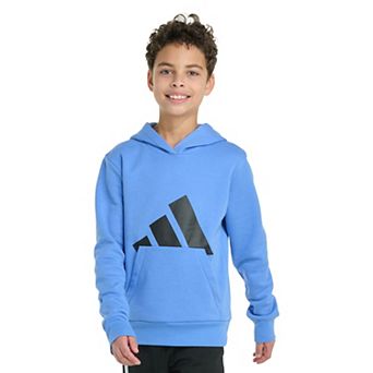 Boys 8-20 adidas Long Sleeve Essential Big Logo Graphic Pullover Hoodie