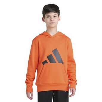 Boys 8-20 adidas Long Sleeve Essential Big Logo Graphic Pullover Hoodie