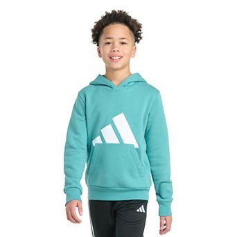 Boys 8-20 adidas Long Sleeve Essential Big Logo Graphic Pullover Hoodie