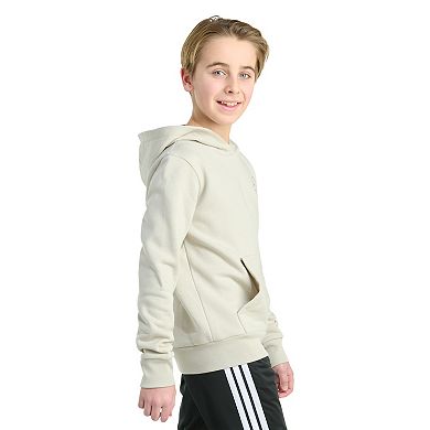 Boys 8-20 adidas Long Sleeve Back Graphic Fleece Pullover Hoodie