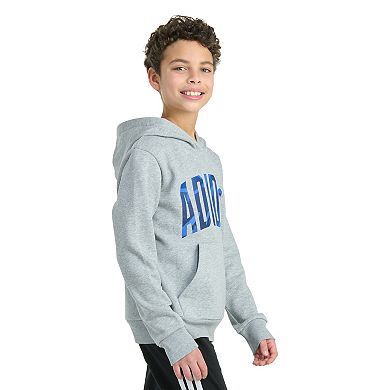 Boys 8-20 adidas Long Sleeve Hooded Graphic Pullover