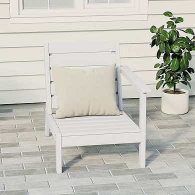 Outdoor Patio Hdpe Left Arm Facing Deep Seating Corner Chair
