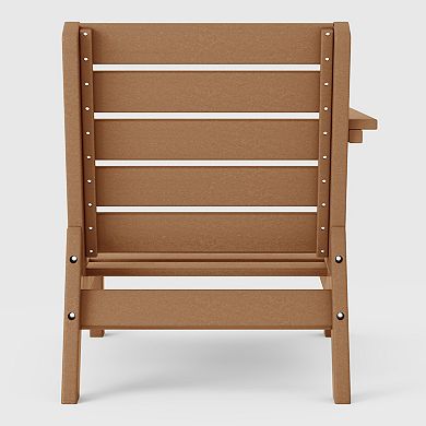 Outdoor Patio Hdpe Right Arm Facing Deep Seating Corner Chair