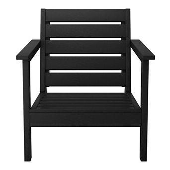 Westintrends Outdoor/patio Hdpe Deep Seating Armchair