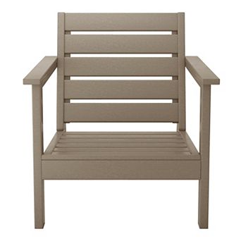 Westintrends Outdoor/patio Hdpe Deep Seating Armchair