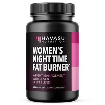 Night Time Fat Burner Capsules for Women, 60 ct