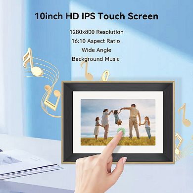 10.1" Wi-Fi Digital Photo Frame with Photos/Videos sharing